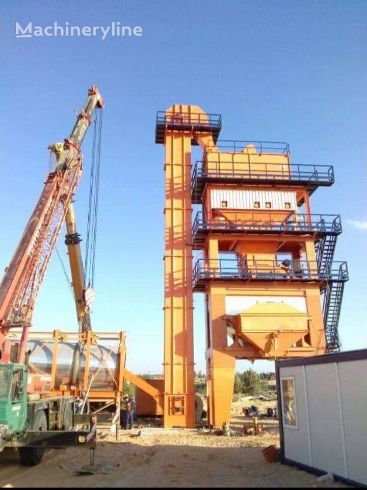 neue Polygonmach 240 Tons per hour batch type tower aphalt plant Asphaltmischanlage