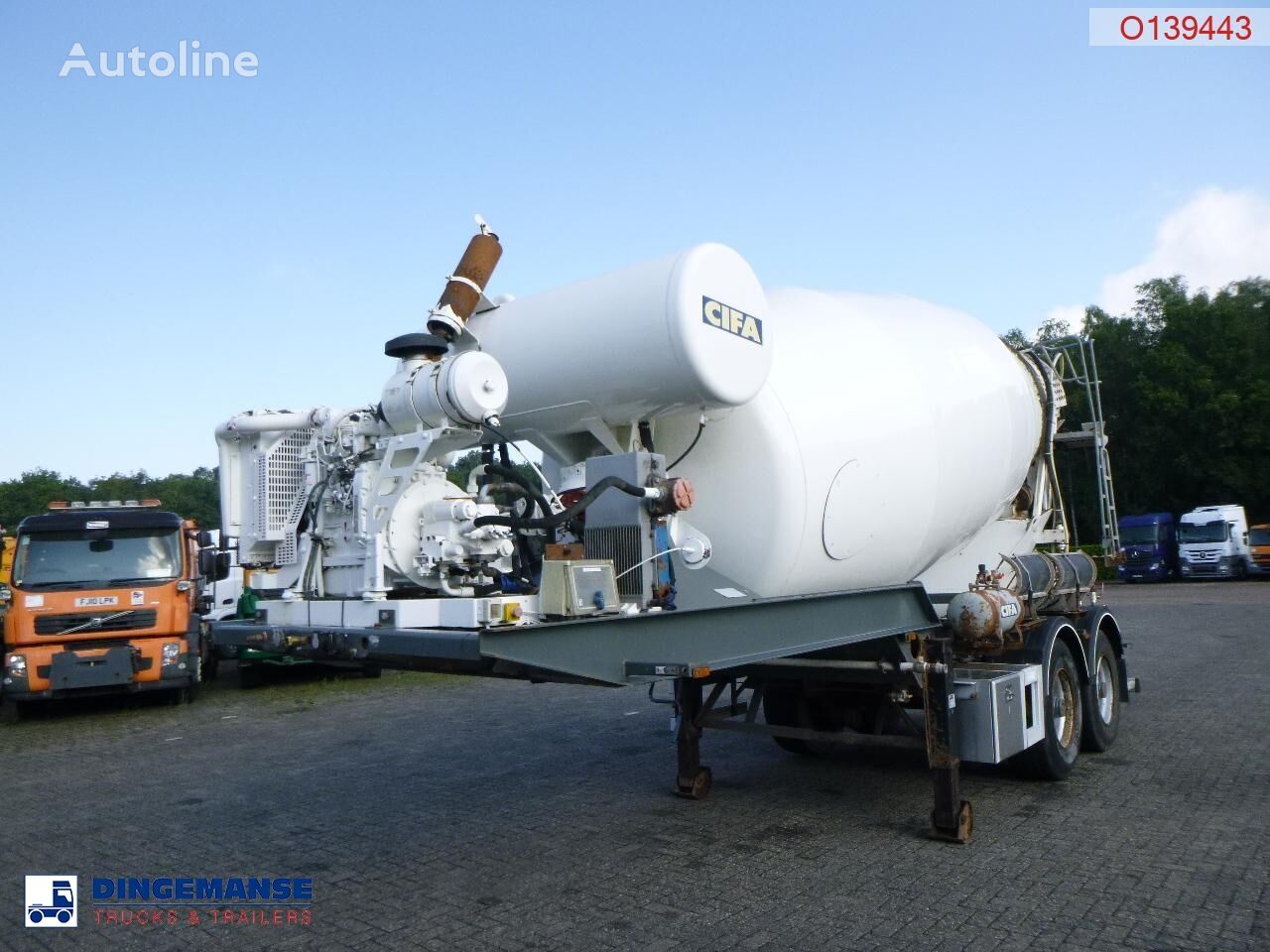 Mol Cifa mixer trailer 12 m3 Betonfahrmischer