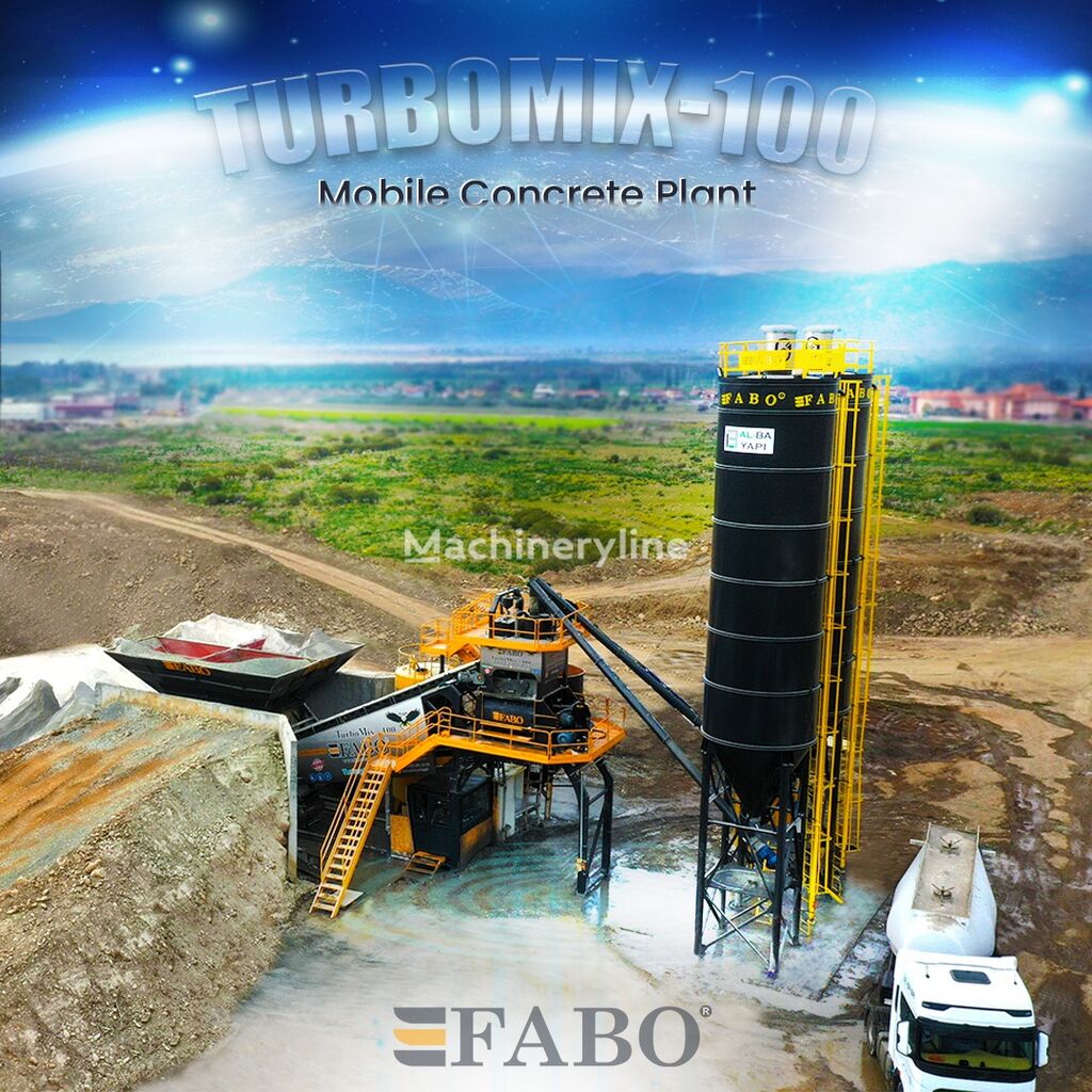 neue FABO TURBOMIX-100 Ceriya Mobilnyh betonnyh ustanovok Betonmischanlage