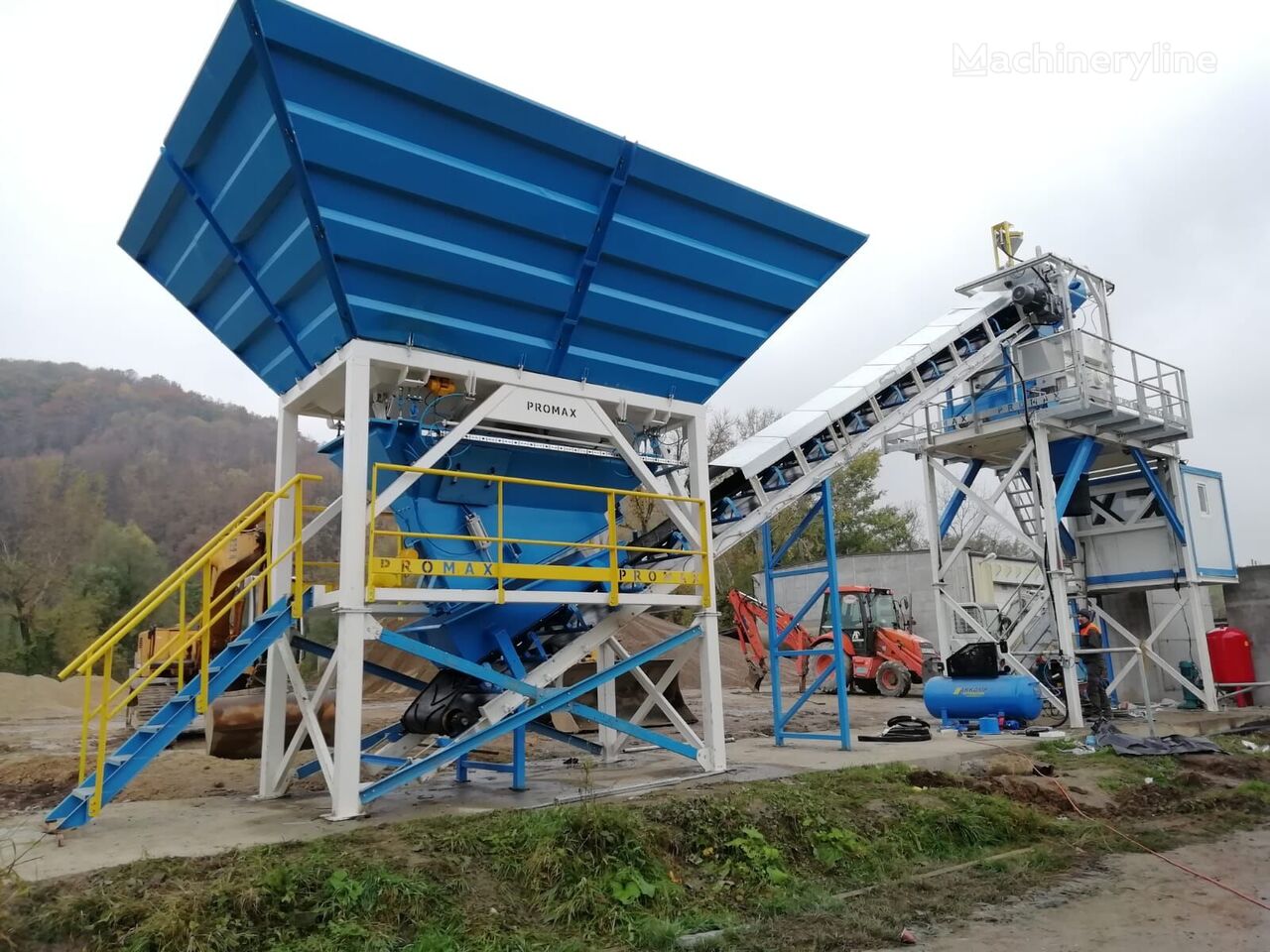 neue Promax Compact Concrete Batching Plant PROMAX C60 SNG PLUS (60m³/h) Betonmischanlage