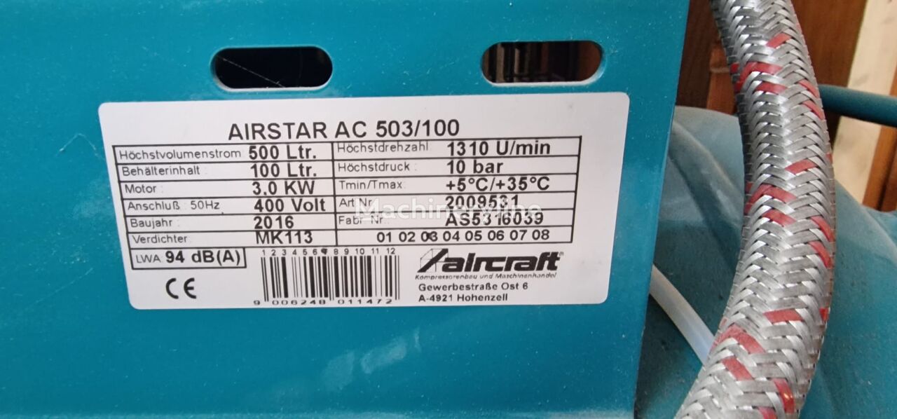 Airstar AC 503/100 tragbarer Kompressor
